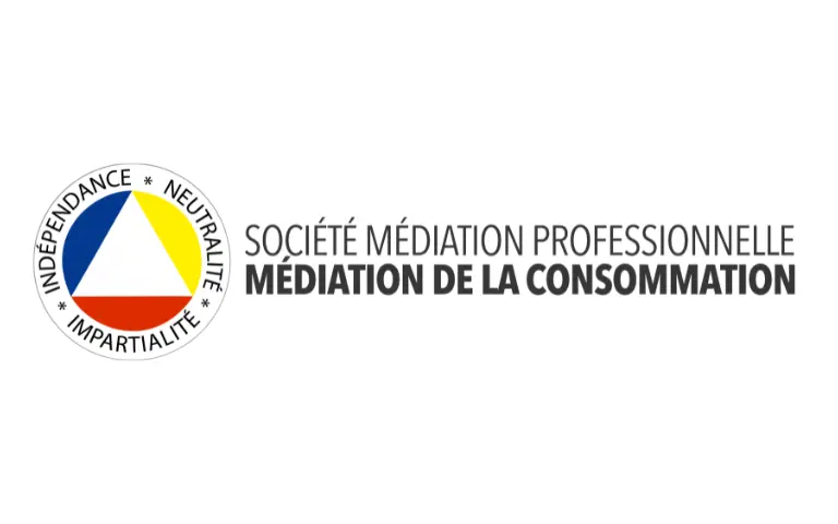 Logo du médiateur de la consommation SMP.