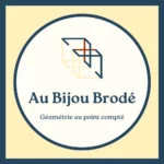 Le logo d'Au Bijou Brodé illustre la page de la politique de confidentialité.